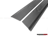 2011-2016 Lamborghini Aventador LP700 Coupe Carbon Fiber Door Still Plate Caps