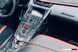 2011-2016  Lamborghini Aventador LP700 Coupe Roadster Dry Carbon Fiber Centre Console Surround Replacement