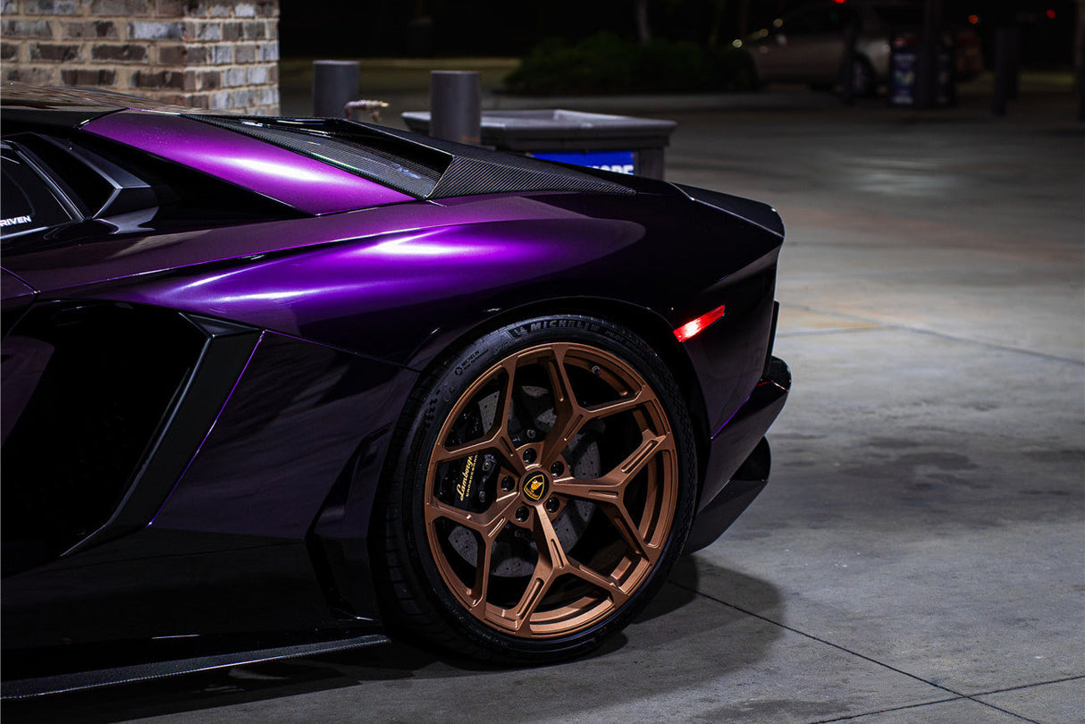 2011-2016 Lamborghini Aventador LP700 Coupe & Roadster BKSS Style Carbon Fiber Rear Side Scoops