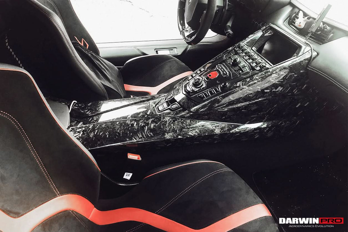 2011-2016 Lamborghini Aventador LP700 LP720 LP750 SV OE Style Carbon Fiber Navigation Screen Inner Panel Repalcement (1PCS)