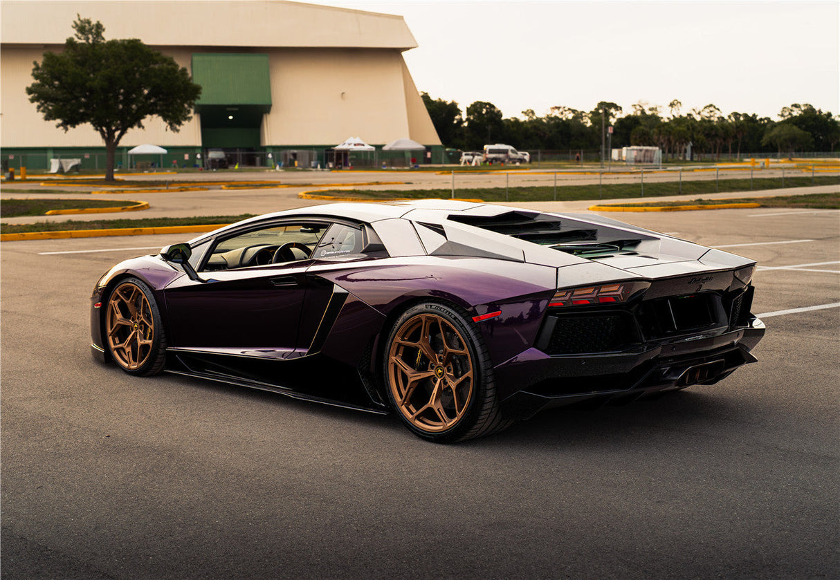 2011-2016 Lamborghini Aventador LP700 Coupe & Roadster BKSS Style Carbon Fiber Rear Side Scoops