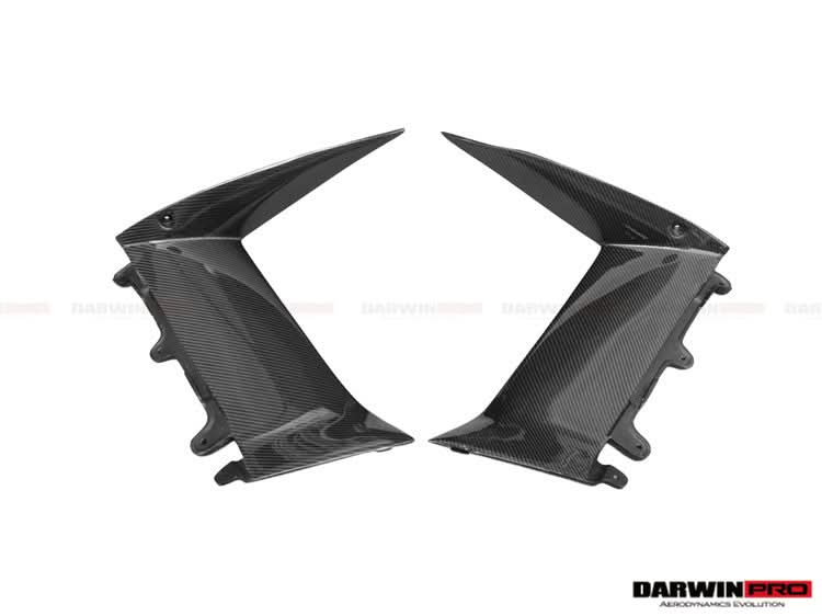 2011-2016  Lamborghini Aventador LP700 Coupe BKSS Style Carbon Fiber Quarter Panel Fender Side Vent Air Intake Cover Trim