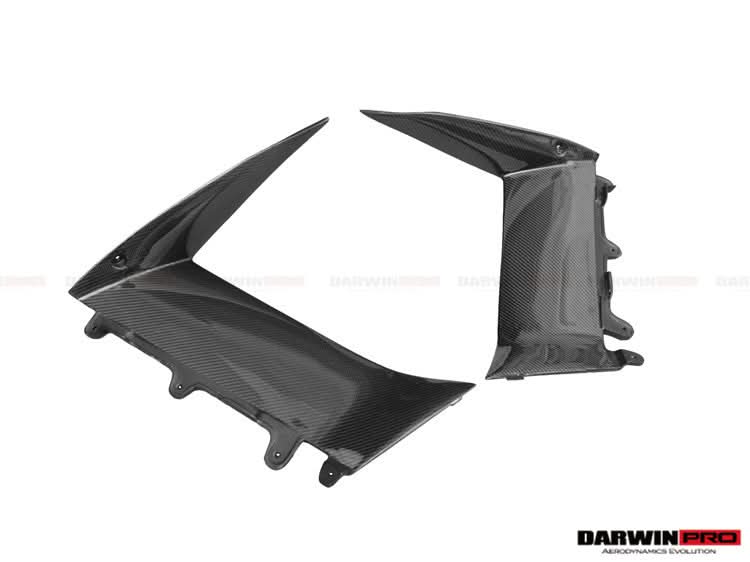 2011-2016  Lamborghini Aventador LP700 Coupe BKSS Style Carbon Fiber Quarter Panel Fender Side Vent Air Intake Cover Trim