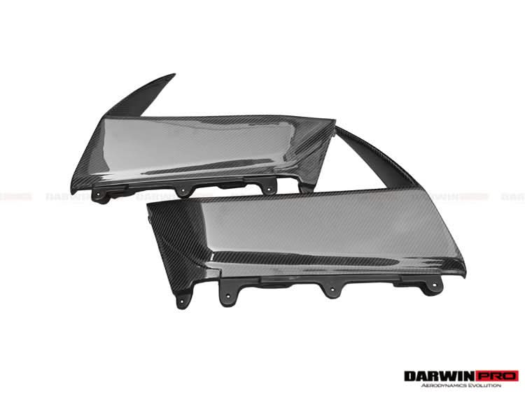 2011-2016  Lamborghini Aventador LP700 Coupe BKSS Style Carbon Fiber Quarter Panel Fender Side Vent Air Intake Cover Trim