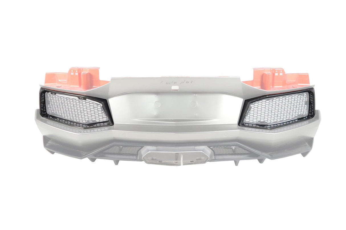 2011-2016 Lamborghini Aventador LP700 Coupe  Roadster Oem Style Carbon Fiber Rear Bumper Grille