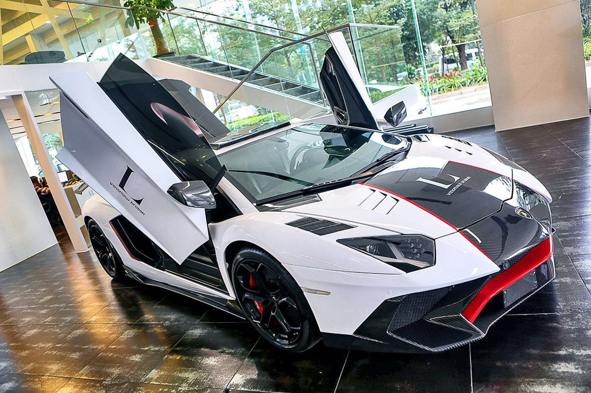2011-2021 Lamborghini Aventador LP700 LP720 LP740 Coupe Roadster BKSS Style Carbon Fiber Front Fender