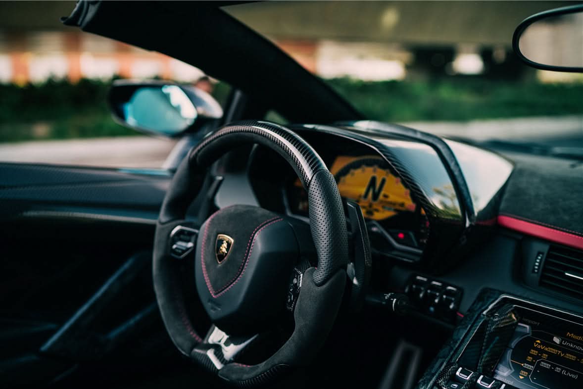 2011-2016 Lamborghini Aventador LP700 Coupe Roadster Carbon Fiber Instrument Surround Panel Cover