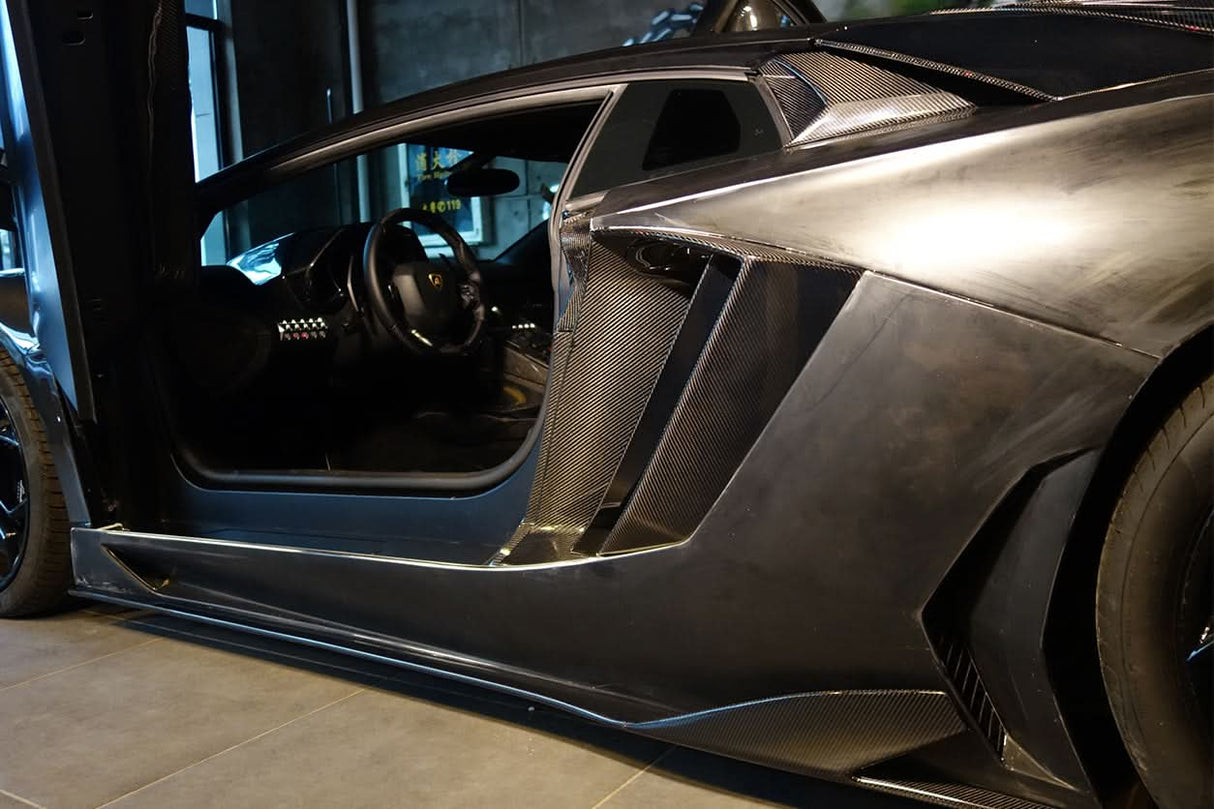 2011-2016 Lamborghini Aventador LP700 Coupe Oem Carbon Fiber Quarter Panel Fender Air Intake Side Vent Inside