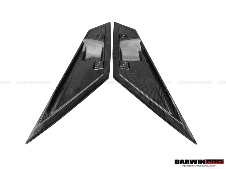 2011-2016 Lamborghini Aventador LP700 Coupe & Roadster BKSS Style Carbon Fiber Rear Side Scoops