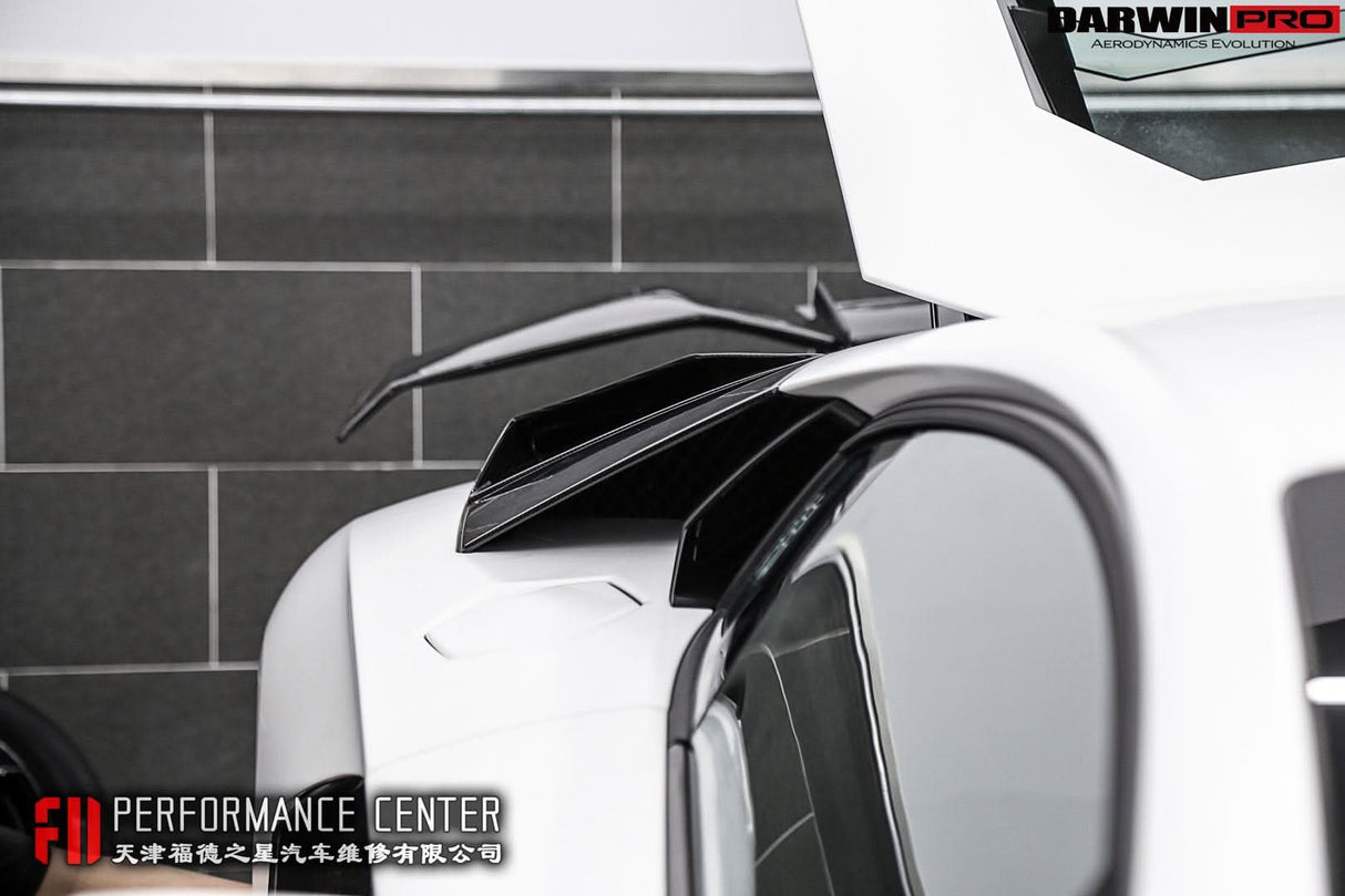 2011-2016 Lamborghini Aventador LP700 Coupe & Roadster BKSS Style Carbon Fiber Rear Side Scoops