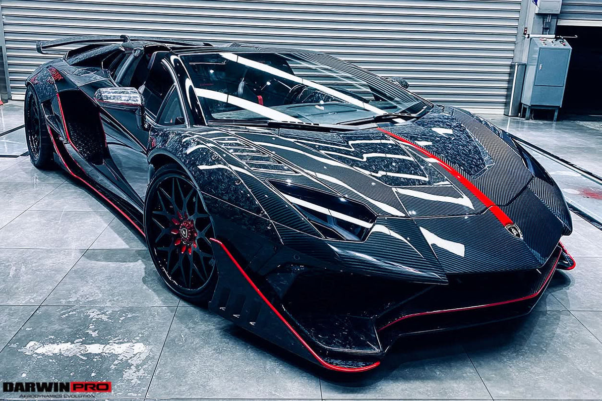 2011-2022 Lamborghini Aventador Dry Carbon Fiber Mirror Housing Replacement DarwinPRO (OE) Fits LP700, LP740(S), LP750(SV), Coupe and Roadster
