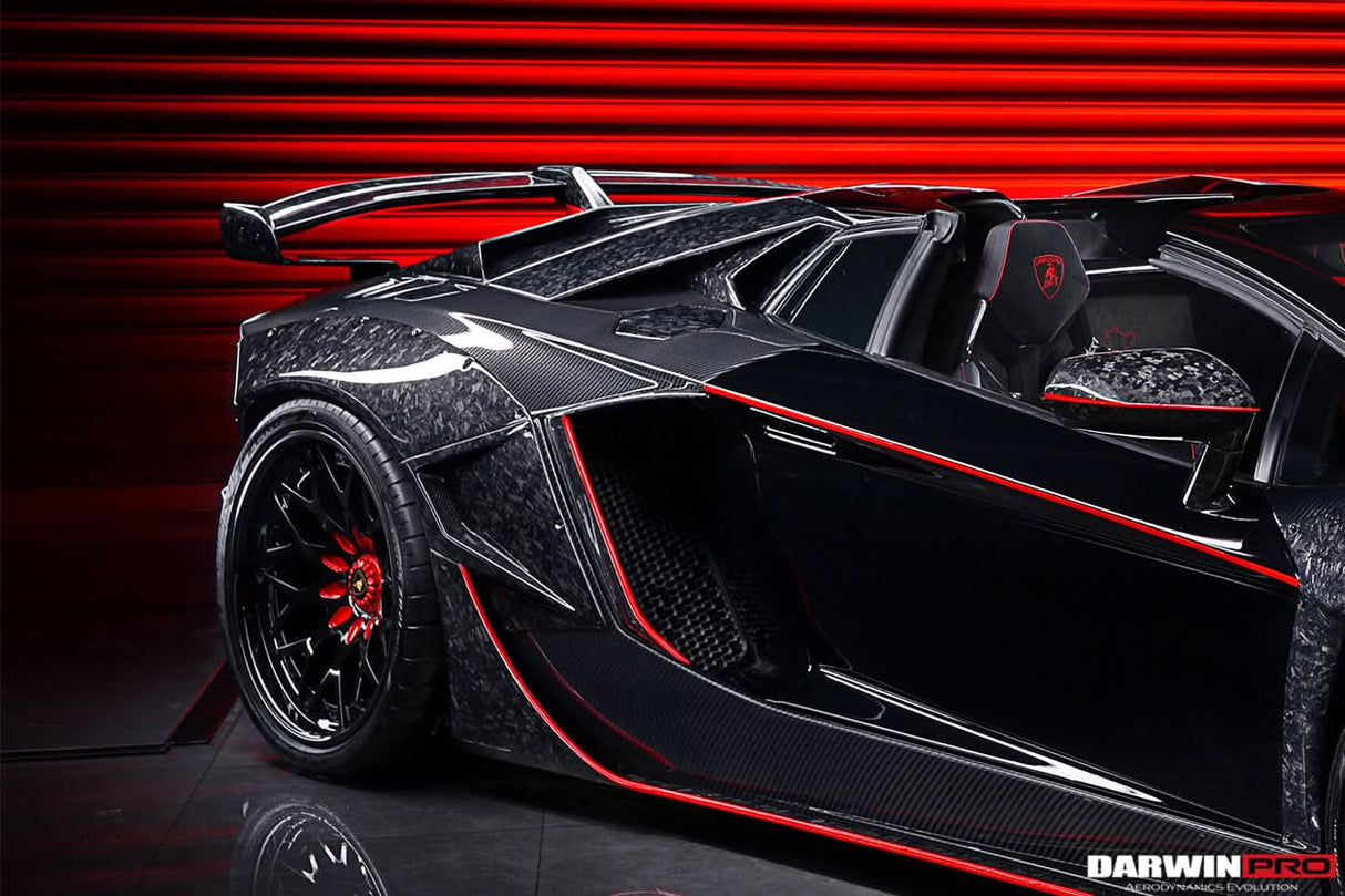 2013-2016 Lamborghini Aventador LP700 LP740 Roadster Carbon Fiber Rear Intake Panel