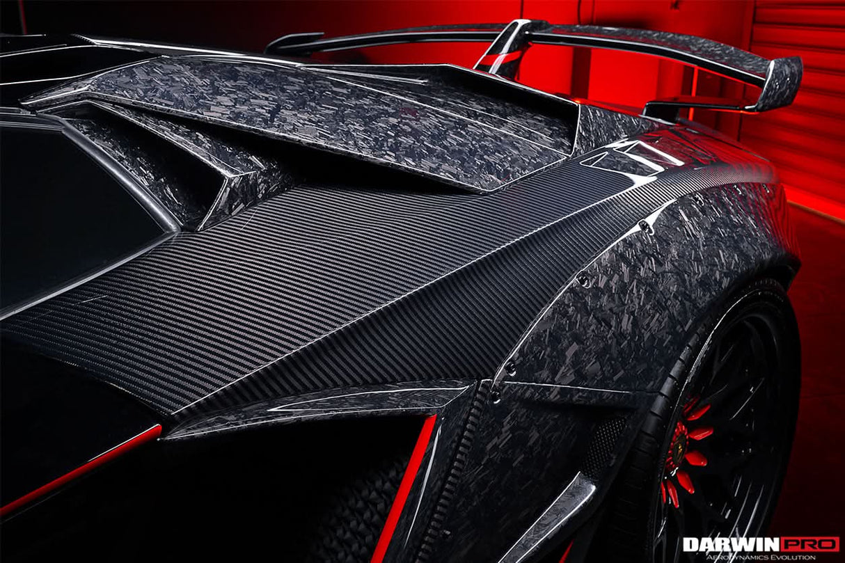 2013-2016 Lamborghini Aventador LP700 LP740 Roadster Carbon Fiber Rear Intake Panel