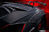 2013-2016 Lamborghini Aventador LP700 LP740 Roadster Carbon Fiber Rear Intake Panel