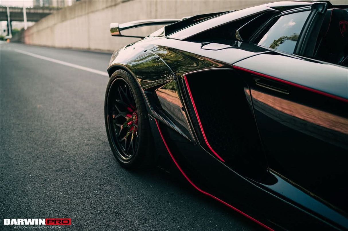 DarwinPRO 2011-2016 Lamborghini Aventador LP700 Coupe SV-BKSSII Style Wide body Carbon Fiber Aero Full Kit