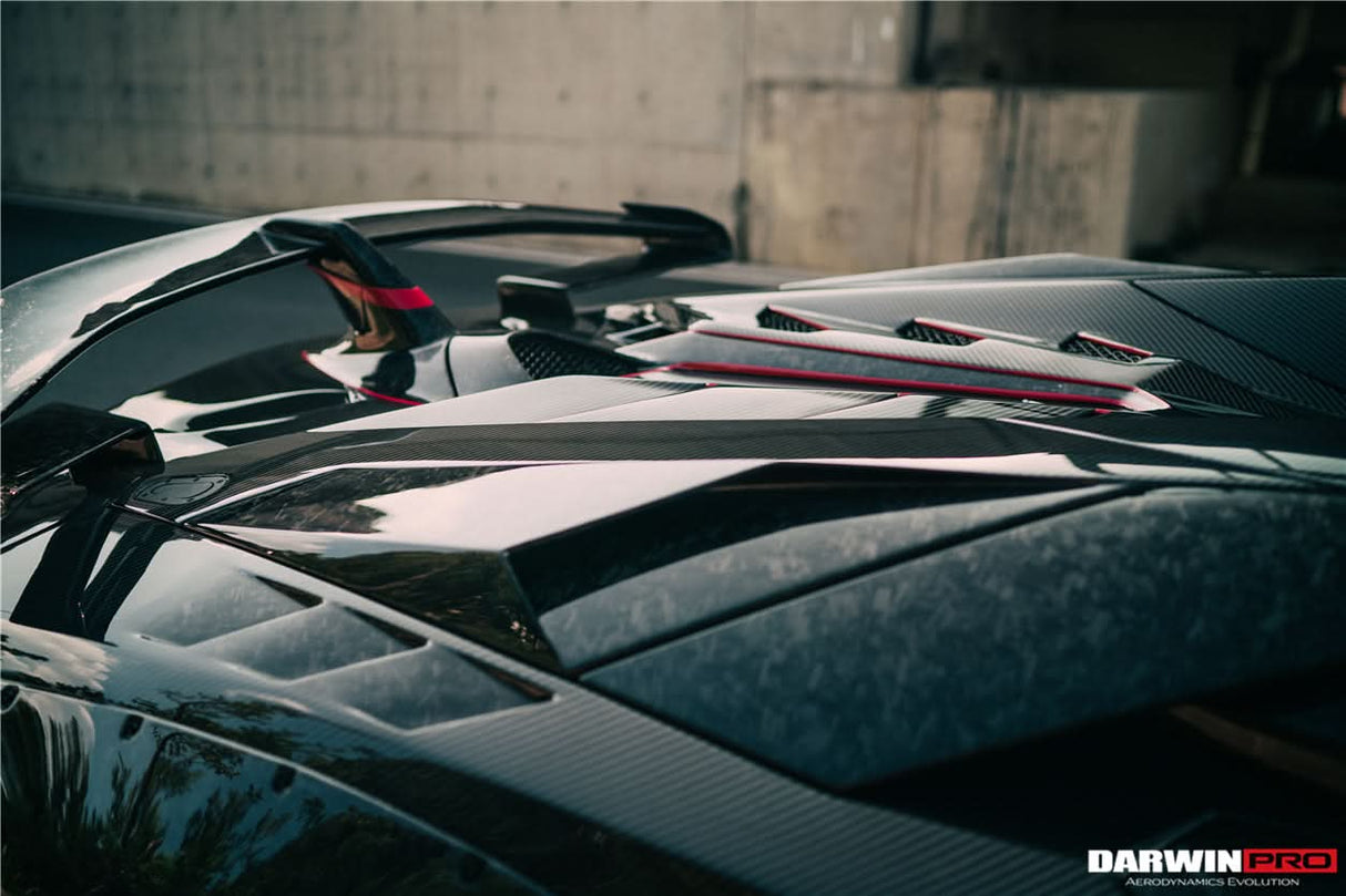 DarwinPRO 2011-2016 Lamborghini Aventador LP700 Roadster SV-BKSSII Style Carbon Fiber Aero Full Wide Body Kit