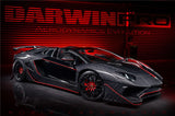 DarwinPRO 2011-2016 Lamborghini Aventador LP700 Roadster SV-BKSSII Style Carbon Fiber Aero Full Wide Body Kit