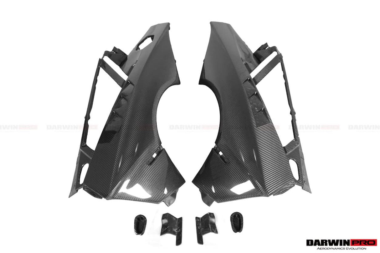 DarwinPRO 2011-2016 Lamborghini Aventador LP700 Roadster SV-BKSSII Style Carbon Fiber Aero Full Wide Body Kit