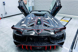 DarwinPRO 2011-2016 Lamborghini Aventador LP700 Roadster SV-BKSSII Style Engine Hood And Wing