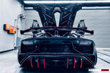 DarwinPRO 2011-2016 Lamborghini Aventador LP700 Roadster SV-BKSSII Style Engine Hood And Wing