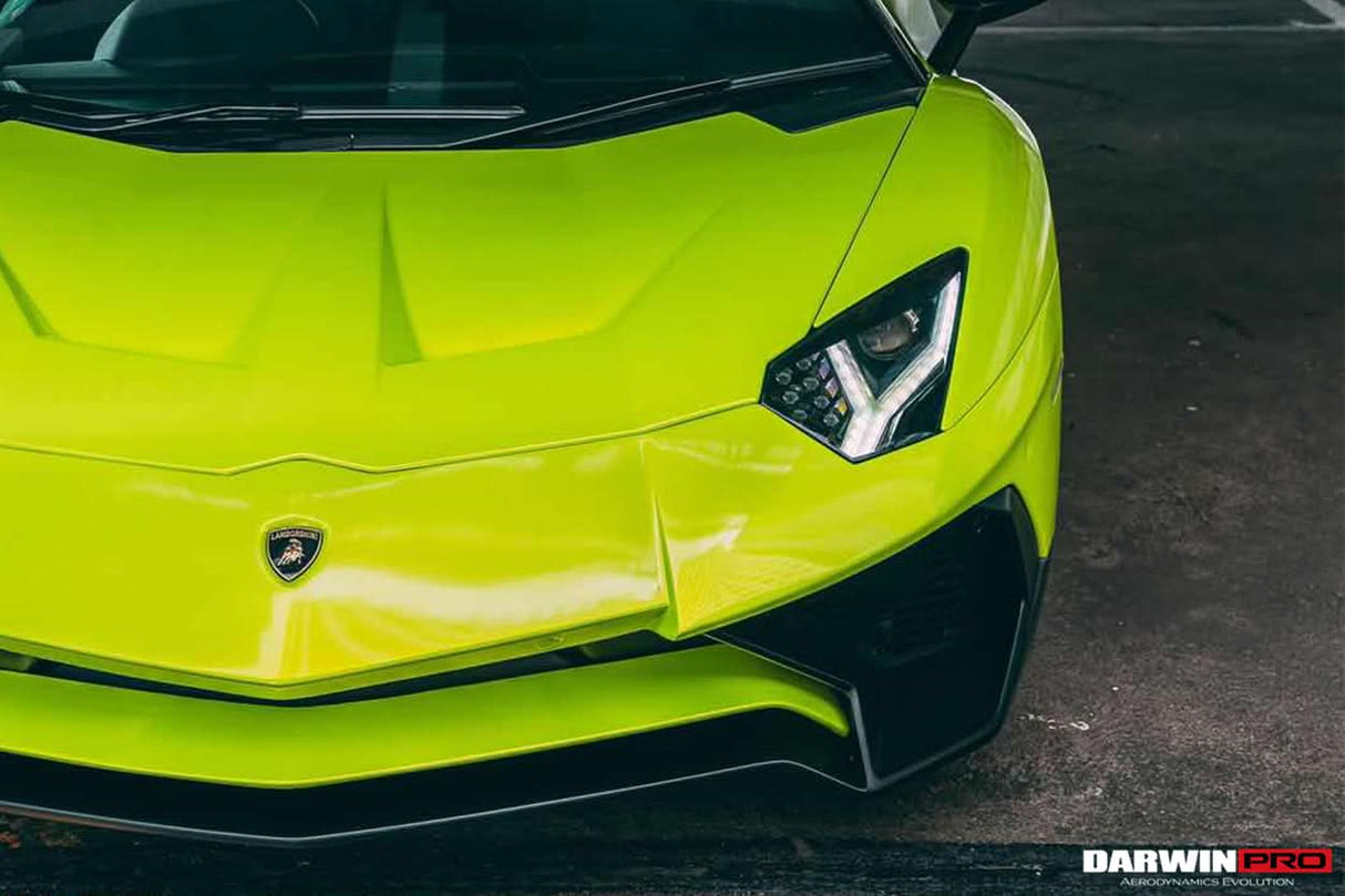 DarwinPRO 2011-2021 Lamborghini Aventador LP700 LP740 Coupe & Roadster SV Style Front Bumper