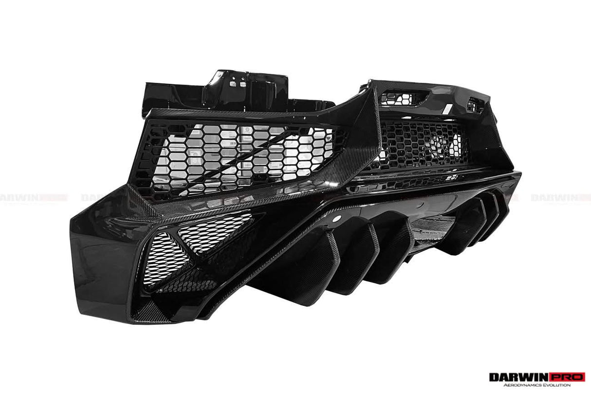 DarwinPRO 2011-2016 Lamborghini Aventador LP700 LP740 Coupe & Roadster SV Style Rear Bumper