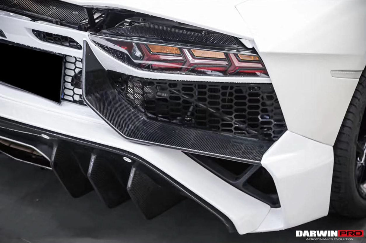 DarwinPRO 2011-2016 Lamborghini Aventador LP700 LP740 Coupe & Roadster SV Style Rear Bumper