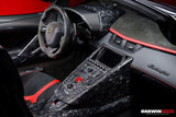 2011-2016 Lamborghini Aventador LP700 LP720 LP750 SV OE Style Carbon Fiber Navigation Screen Trim Replacement (2PCS)