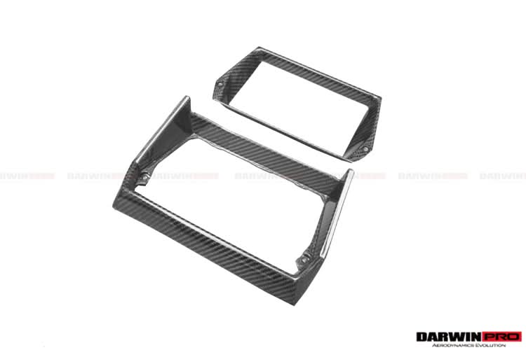 2011-2016 Lamborghini Aventador LP700 LP720 LP750 SV OE Style Carbon Fiber Navigation Screen Trim Replacement (2PCS)
