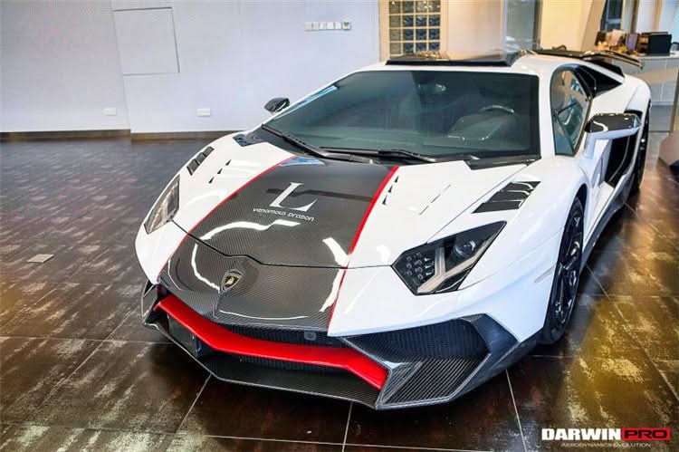 2011-2021 Lamborghini Aventador LP700 LP740 Coupe Roadster BKSS Style Hood