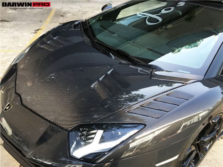 2011-2021 Lamborghini Aventador LP700 LP740 Coupe Roadster BKSS Style Hood