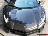 2011-2021 Lamborghini Aventador LP700 LP740 Coupe Roadster BKSS Style Carbon Fiber Front Fender