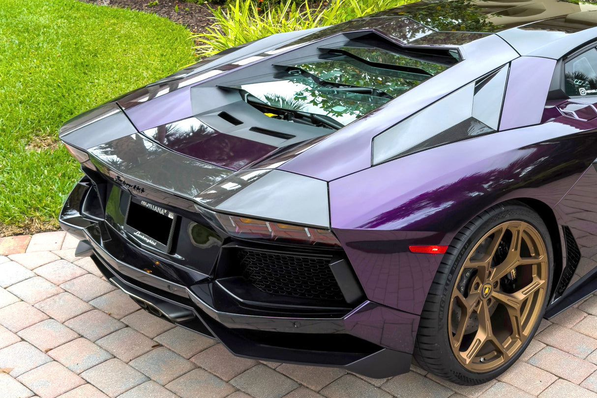DarwinPRO 2011-2022 Lamborghini Aventador LP700 LP750 LP740 LP720 LP780 Coupe & Roadster Carbon Fiber Trunk Spoiler