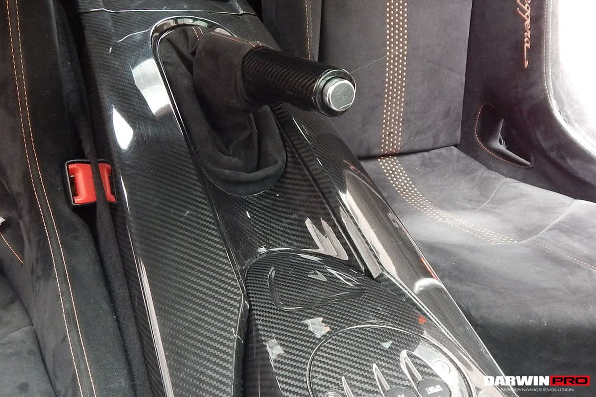 2004-2014 Lamborghini Gallardo OEM Style Carbon Fiber Handbrake Surround