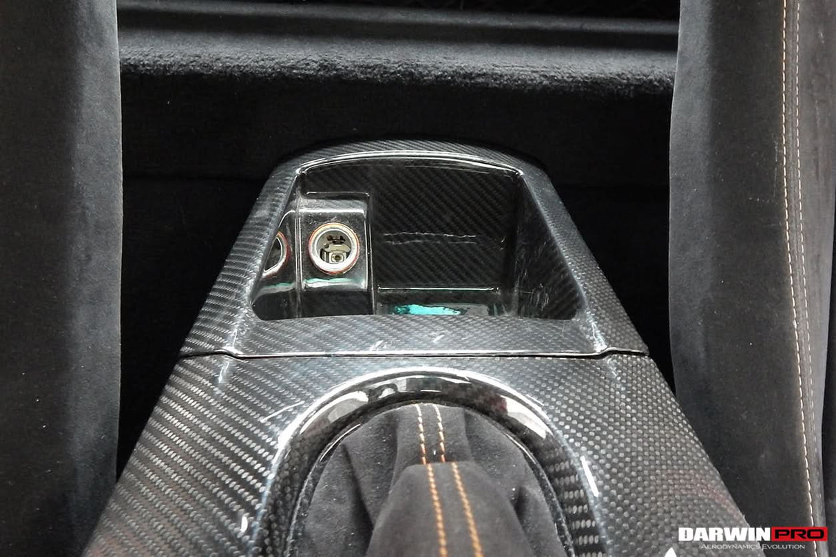 2004-2014 Lamborghini Gallardo OEM Style Carbon Fiber Interior Storage Box Cover