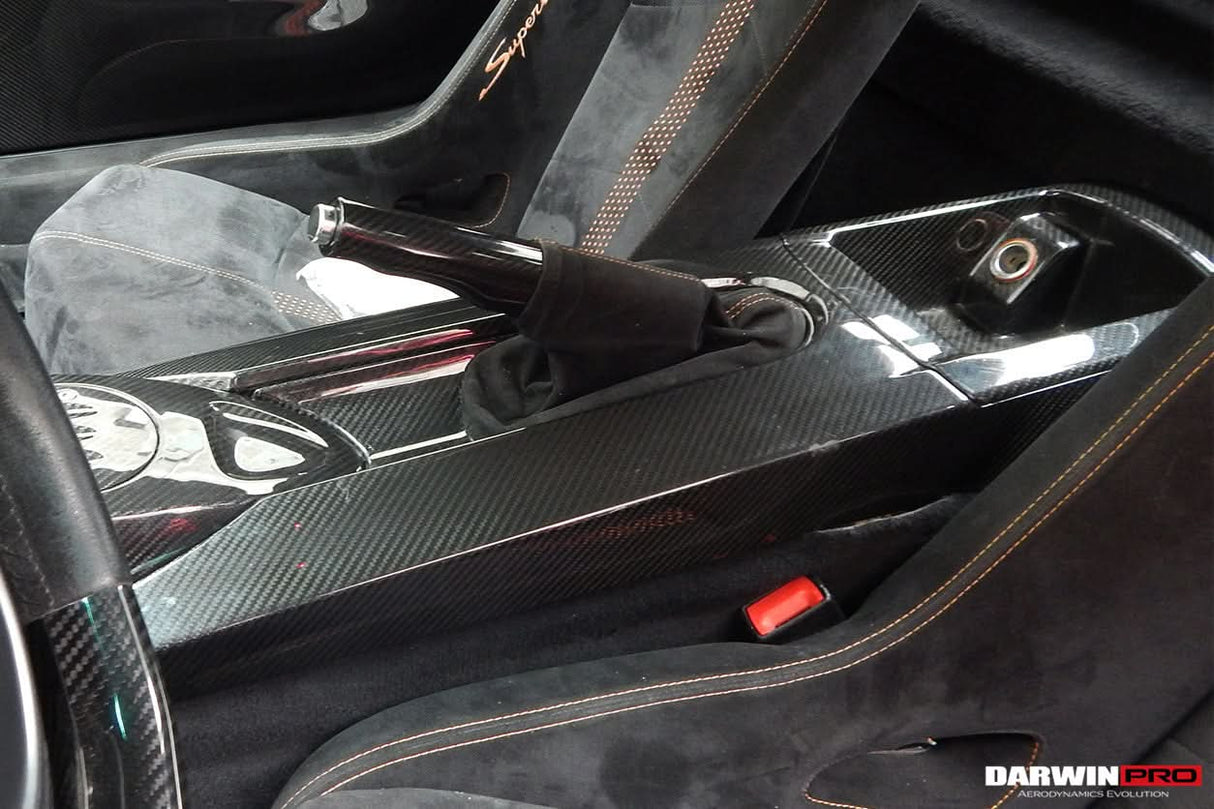 2004-2014 Lamborghini Gallardo OEM Style Carbon Fiber Interior Storage Box Cover
