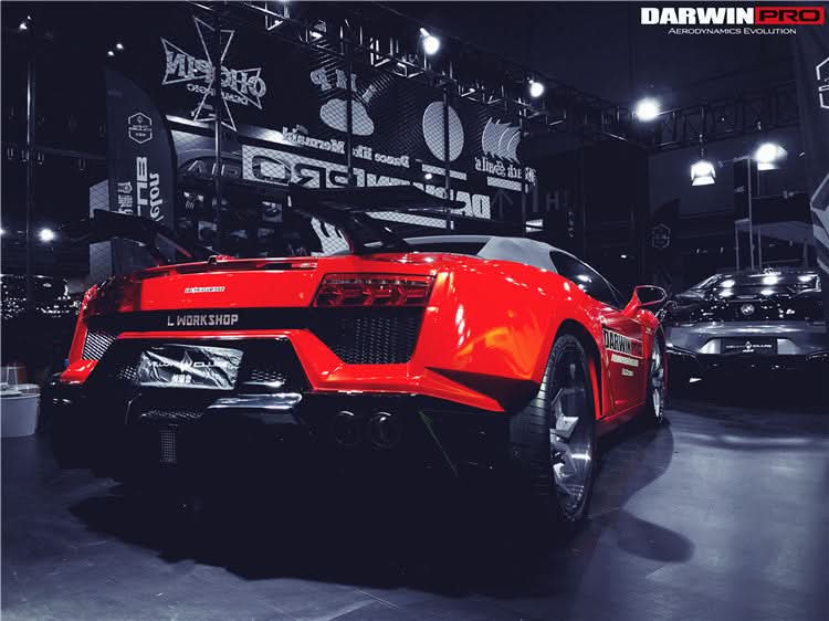 2004-2014 Lamborghini Gallardo Spyder Only IRON Trunk Spoiler Wing