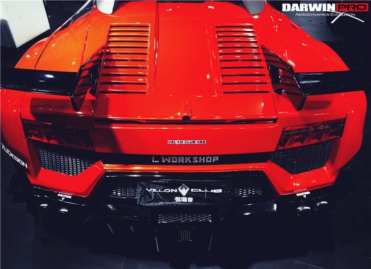 2009-2014 Lamborghini Gallardo Coupe Only IRON Style Trunk Spoiler
