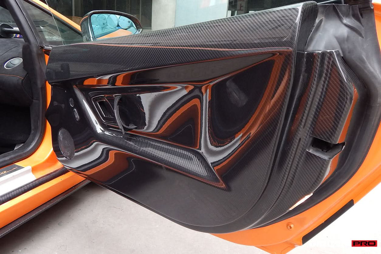 2004-2014 Lamborghini Gallardo Coupe Carbon Fiber Inner Door Panels