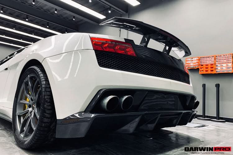 2009-2014 Lamborghini Gallardo SA Carbon Fiber Rear Diffuser Lip | Fits LP550, LP560, LP570