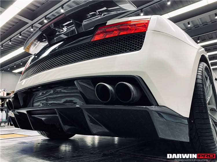 2009-2014 Lamborghini Gallardo SA Carbon Fiber Rear Diffuser Lip | Fits LP550, LP560, LP570