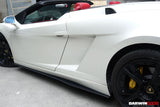 2004-2014 Lamborghini Gallardo LP570 Style Side Skirts