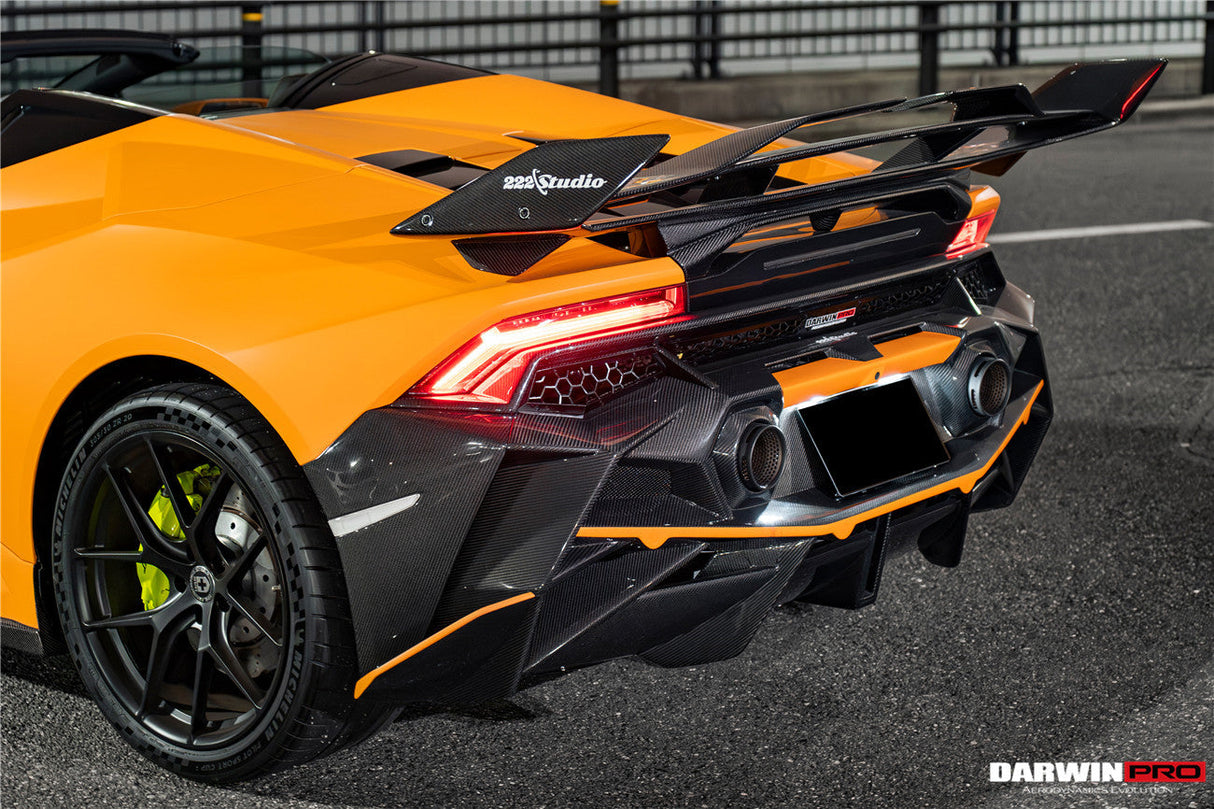 DarwinPRO 2019-2025 Lamborghini Huracan EVO & Tecnica BKSSII Style Rear Bumper