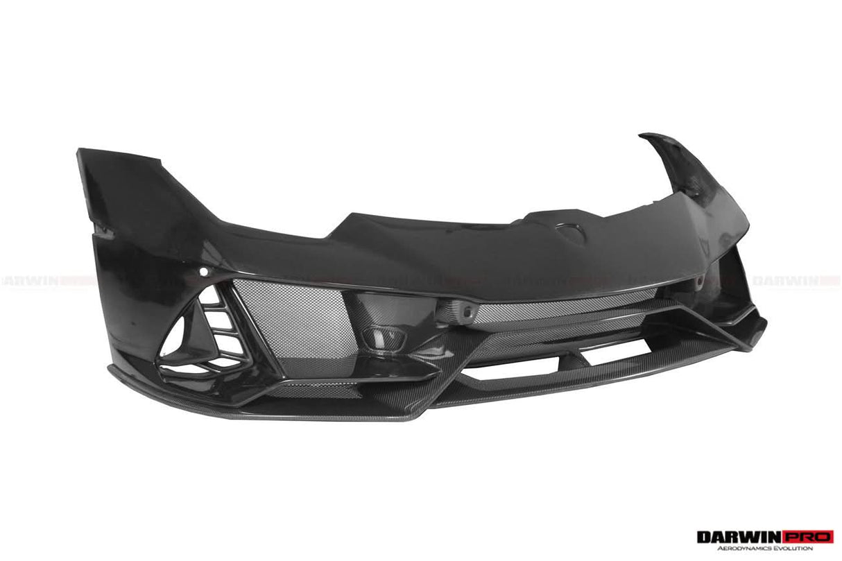 2015-2025 Lamborghini Huracan LP610 & LP580 & EVO & Tecnica EVO-4WD Style Partial Carbon Front Bumper