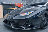 2015-2025 Lamborghini Huracan LP610 & LP580 & EVO & Tecnica EVO-4WD Style Partial Carbon Front Bumper