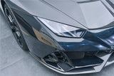 2015-2025 Lamborghini Huracan LP610 & LP580 & EVO & Tecnica EVO-4WD Style Partial Carbon Front Bumper