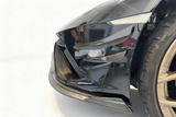 DarwinPRO 2019-2025 Lamborghini Huracan EVO RWD AD Style Dry Carbon Front Bumper Canards