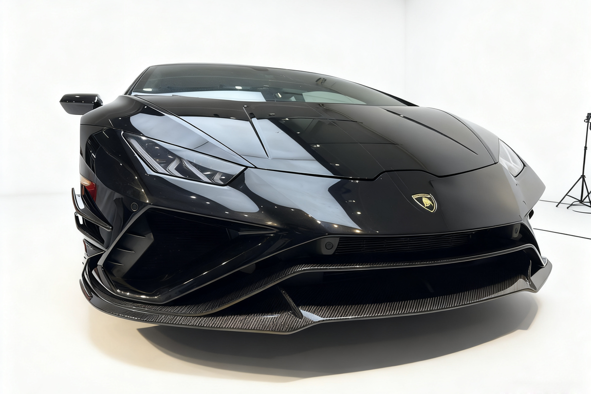 2019-2025 Lamborghini Huracan EVO RWD Dry Carbon Front Lip - DarwinPRO (ADV2)