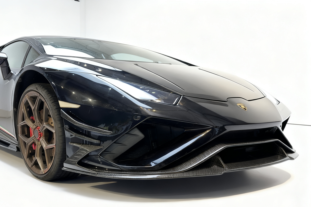 2019-2025 Lamborghini Huracan EVO RWD Dry Carbon Front Lip - DarwinPRO (ADV2)
