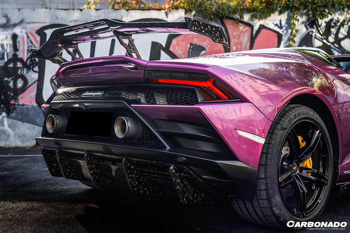 2019-2023 Lamborghini Huracan EVO OD Style Dry Carbon Rear Diffuser